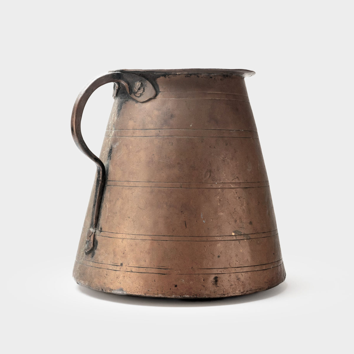 Antique Large Copper Pitcher, England, Early 20th C.
