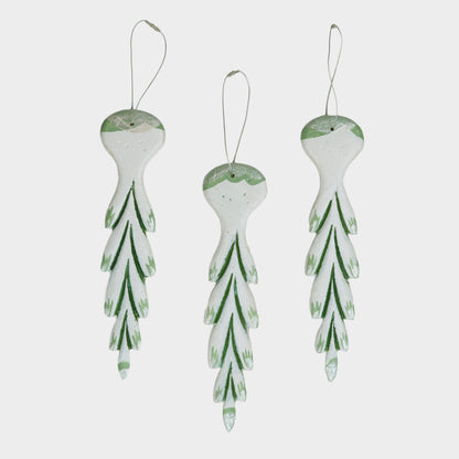 Handmade Icicle Ornaments- Set of 3