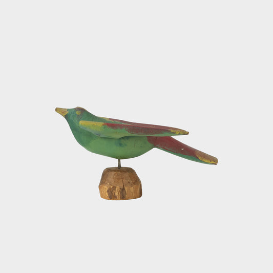 Vintage Folk Carved Bird