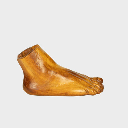 Vintage Carved Wood Foot, Florida, 20th C.