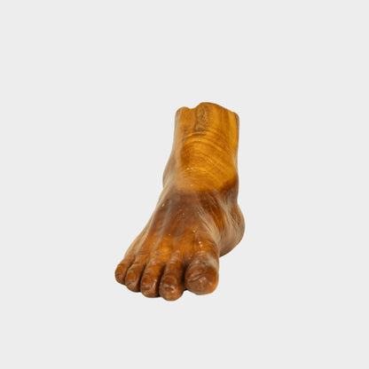 Vintage Carved Wood Foot, Florida, 20th C.