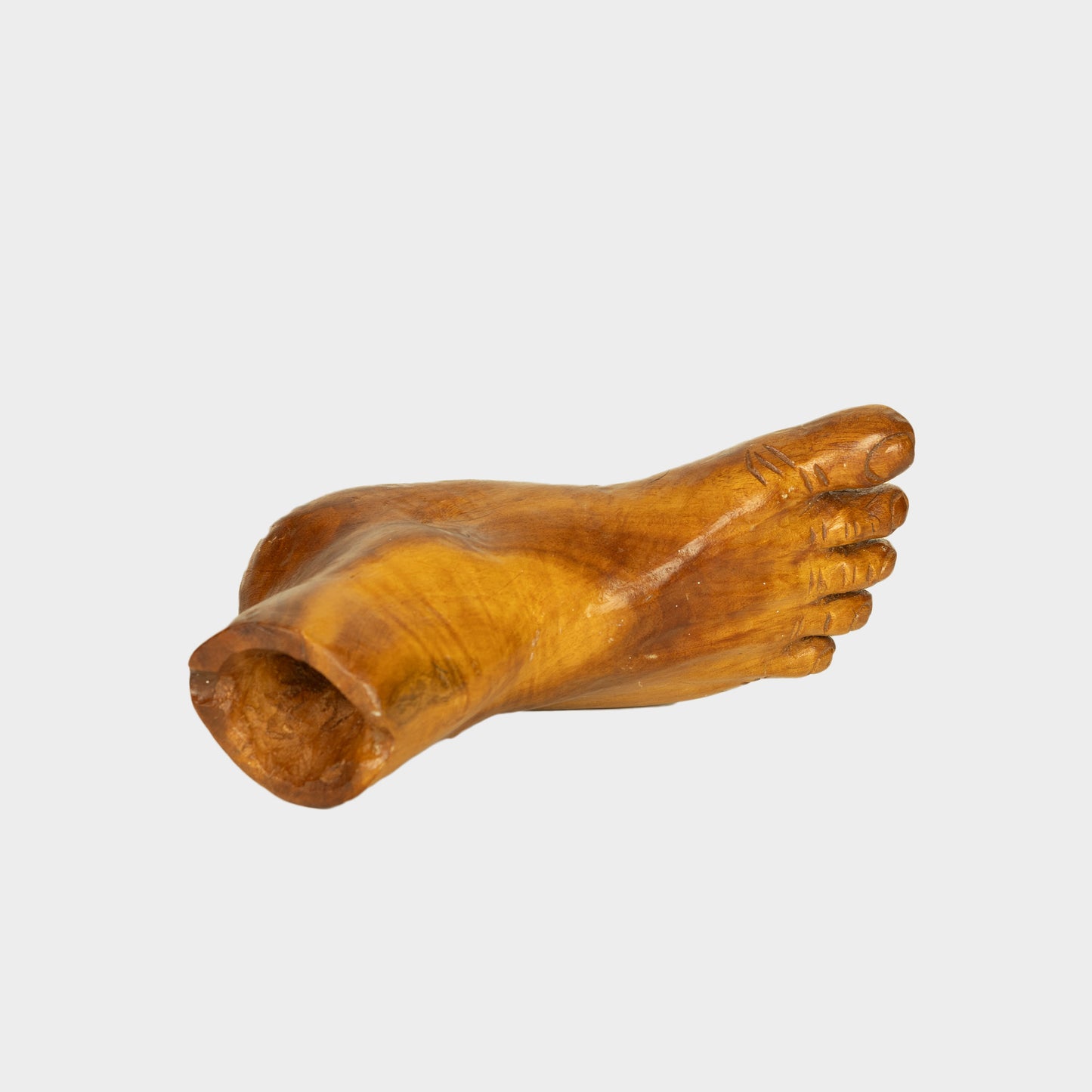 Vintage Carved Wood Foot, Florida, 20th C.