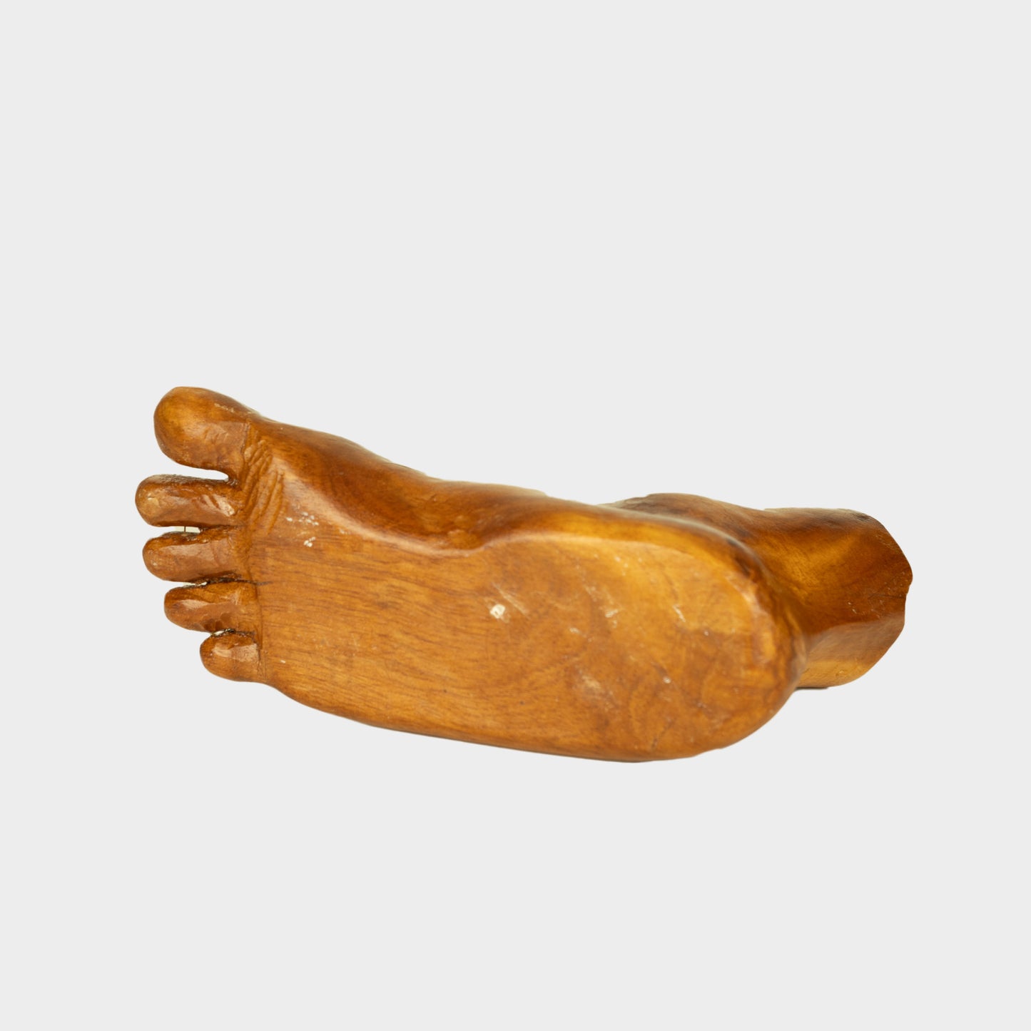 Vintage Carved Wood Foot, Florida, 20th C.