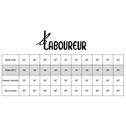 Le Laboureur French Cotton Blend  Work Pant in French Green